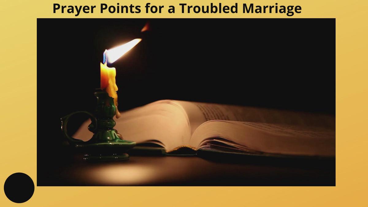 'Video thumbnail for Prayer Points for Troubled Marriage'